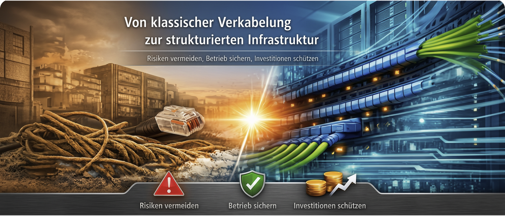 Die passive Infrastruktur - Unsichtbarer Erfolgsfaktor für IT-Projekte, IT-Sicherheit und Compliance