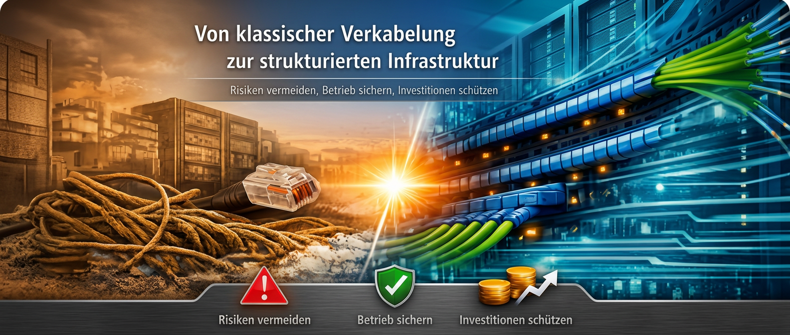 Die passive Infrastruktur - Unsichtbarer Erfolgsfaktor für IT-Projekte, IT-Sicherheit und Compliance